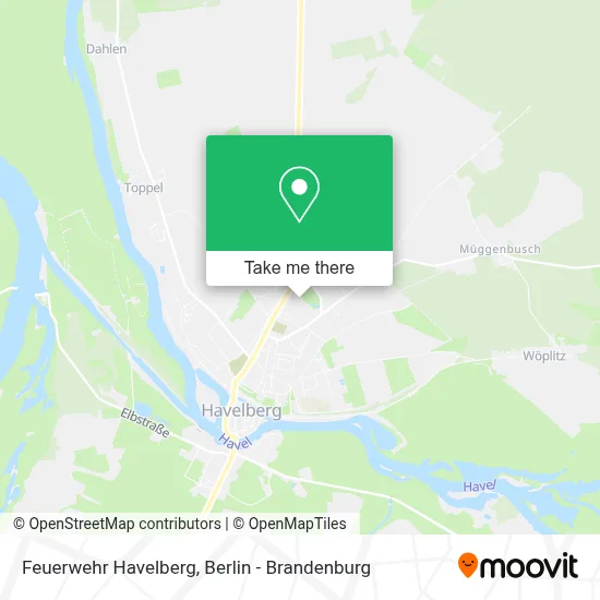 Feuerwehr Havelberg map