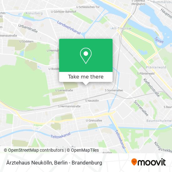 Ärztehaus Neukölln map