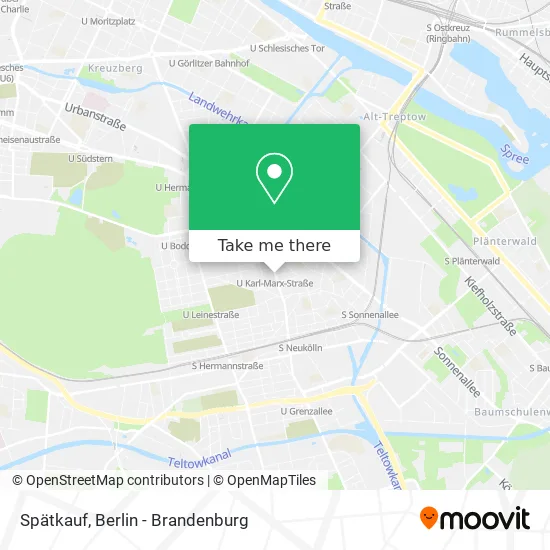 Карта Spätkauf