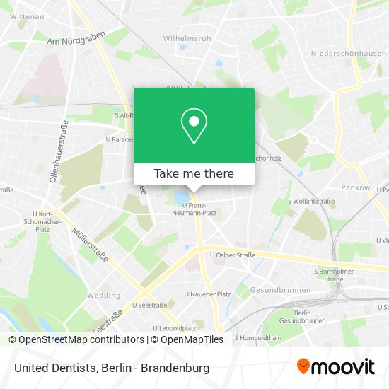 United Dentists map