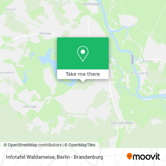 Infotafel Waldameise map