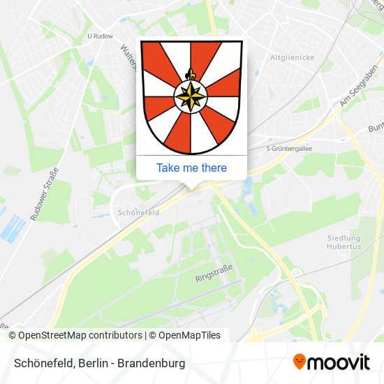 Schönefeld map