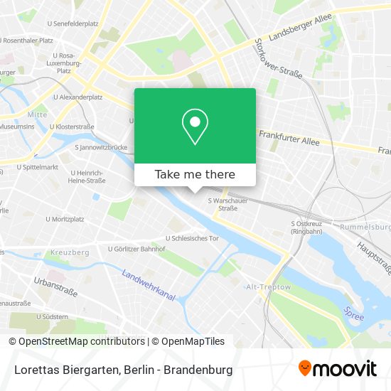 Lorettas Biergarten map