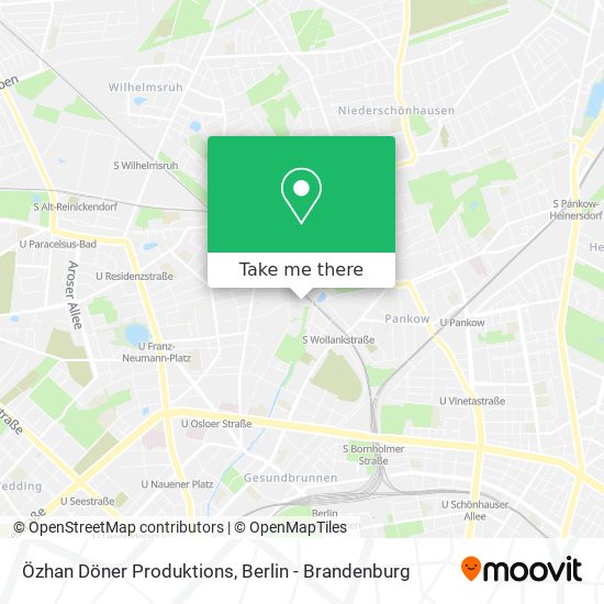 Özhan Döner Produktions map