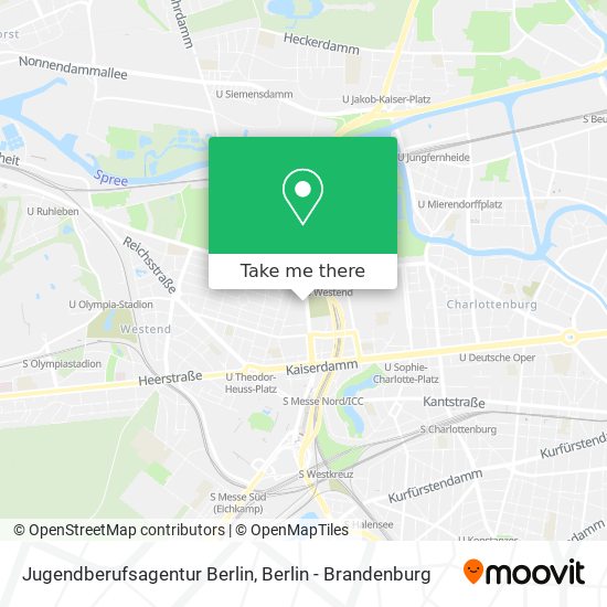 Jugendberufsagentur Berlin map