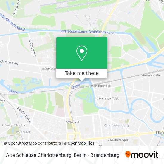 Alte Schleuse Charlottenburg map
