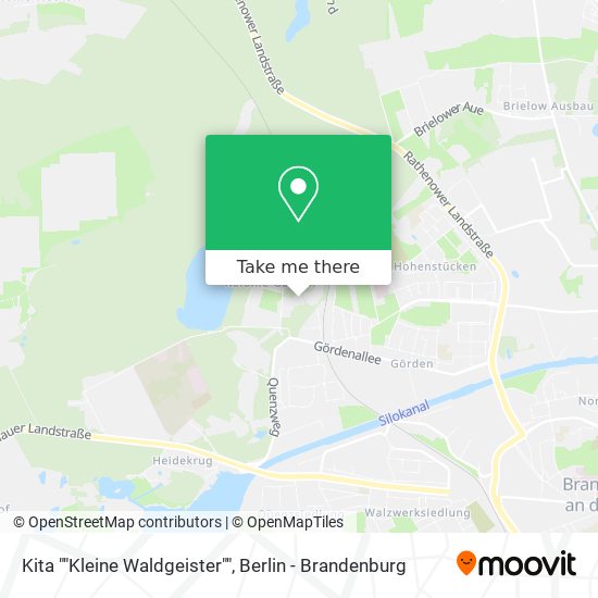 Kita ""Kleine Waldgeister"" map