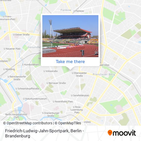 Карта Friedrich-Ludwig-Jahn-Sportpark
