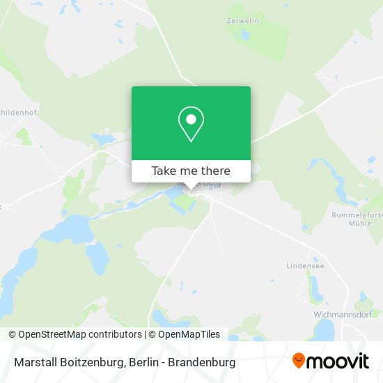 Marstall Boitzenburg map
