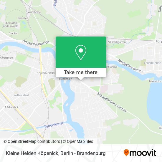 Kleine Helden Köpenick map