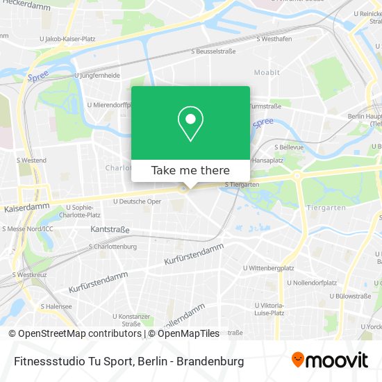 Fitnessstudio Tu Sport map