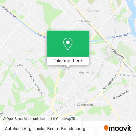 Autohaus Altglienicke map