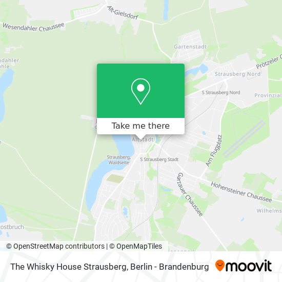 The Whisky House Strausberg map