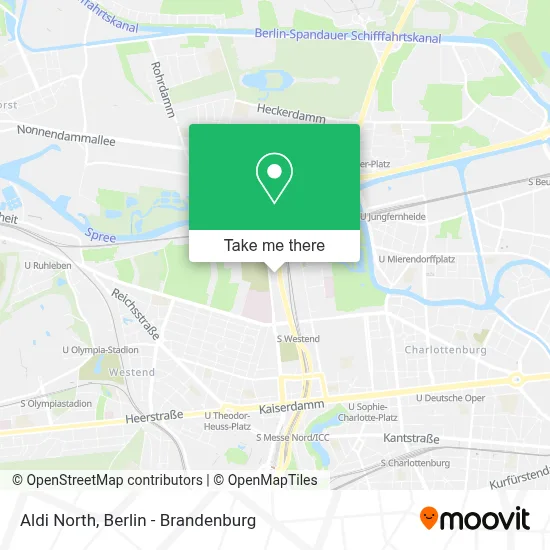 Aldi Nord map
