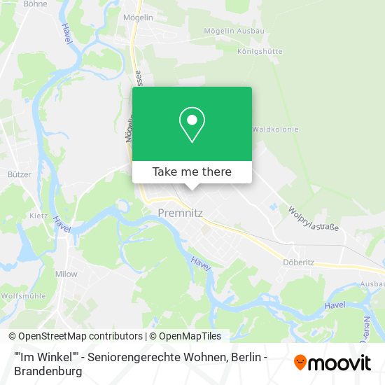 Карта ""Im Winkel"" - Seniorengerechte Wohnen