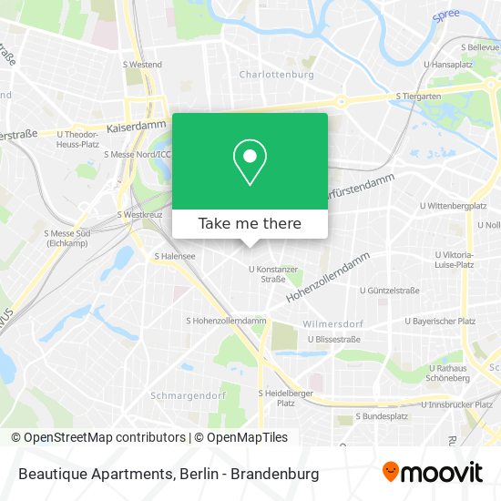 Beautique Apartments map