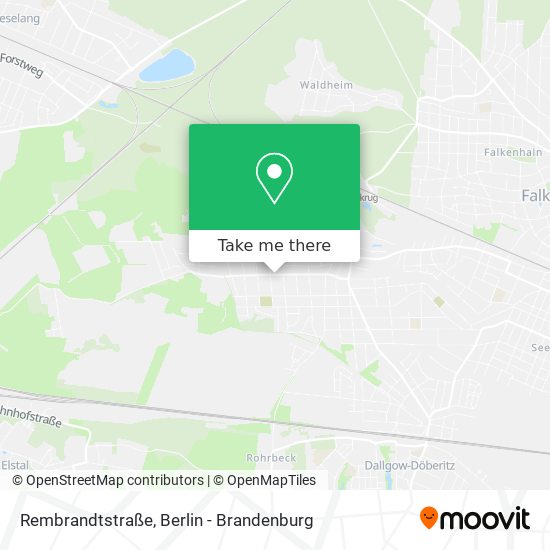 Карта Rembrandtstraße