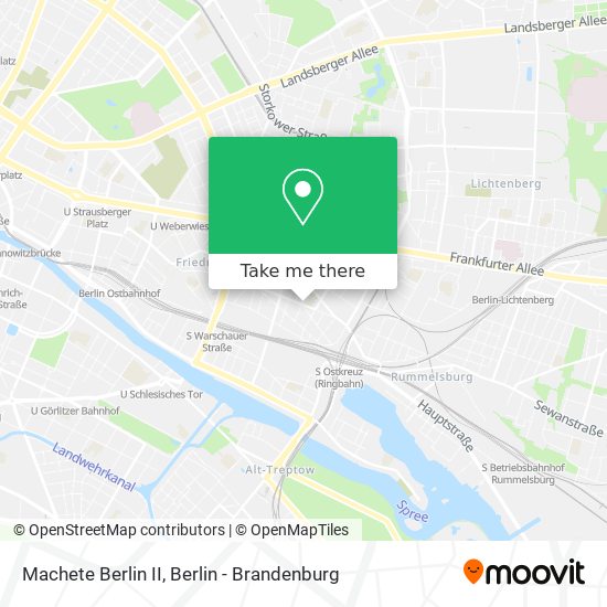 Machete Berlin II map