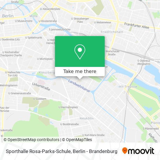 Sporthalle Rosa-Parks-Schule map