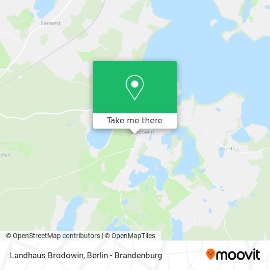 Landhaus Brodowin map