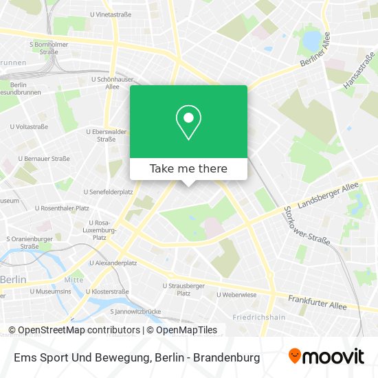 Ems Sport Und Bewegung map