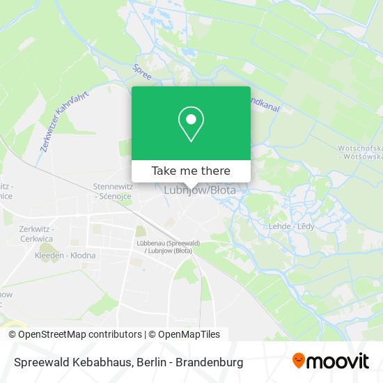 Карта Spreewald Kebabhaus