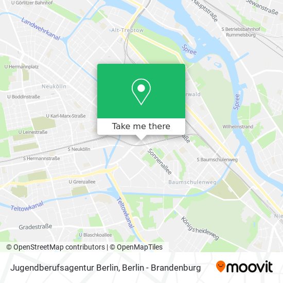 Jugendberufsagentur Berlin map