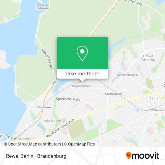 Rewe map