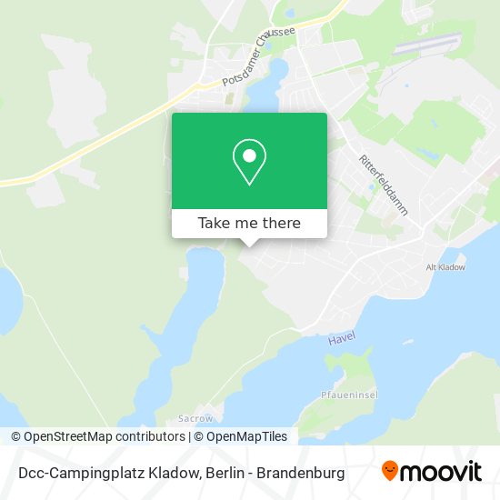 Dcc-Campingplatz Kladow map