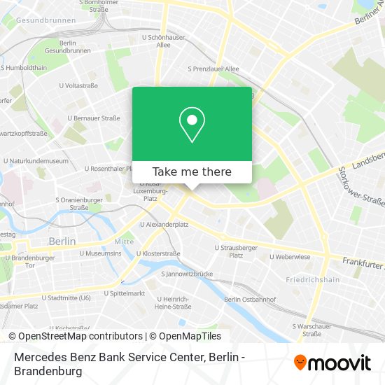 Mercedes Benz Bank Service Center map