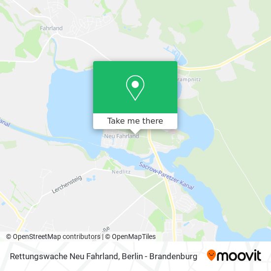 Rettungswache Neu Fahrland map