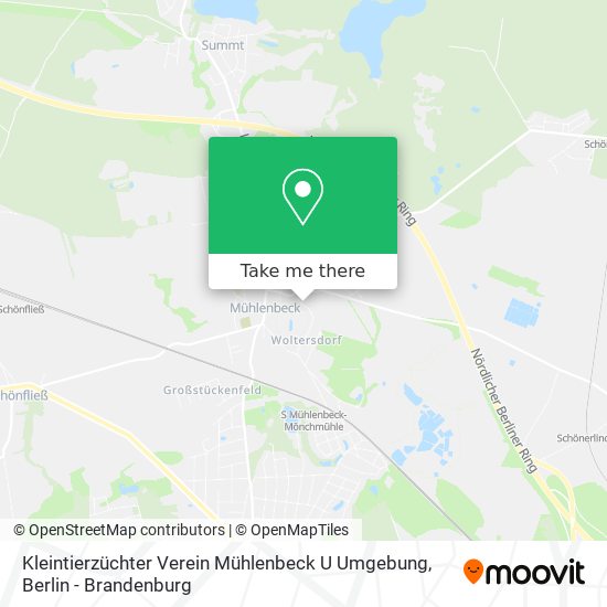 Kleintierzüchter Verein Mühlenbeck U Umgebung map