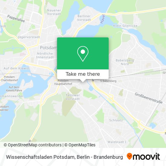 Карта Wissenschaftsladen Potsdam