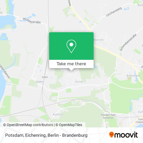 Potsdam, Eichenring map