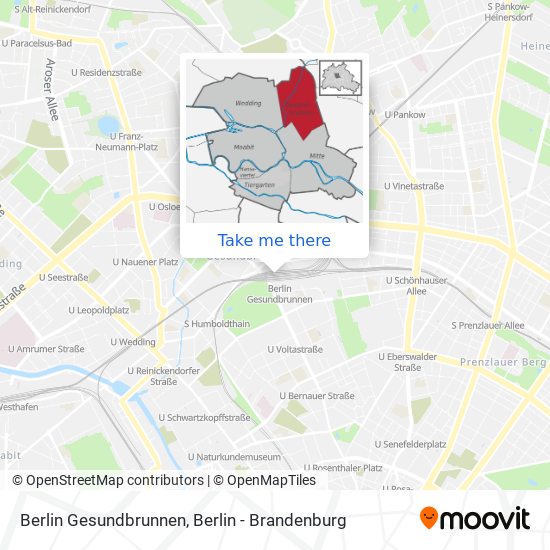 Berlin Gesundbrunnen map