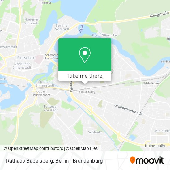 Rathaus Babelsberg map