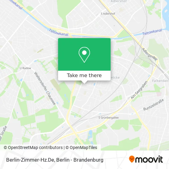 Карта Berlin-Zimmer-Hz.De