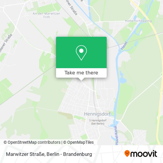 Marwitzer Straße map