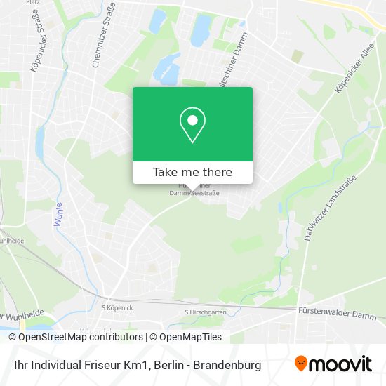 Карта Ihr Individual Friseur Km1