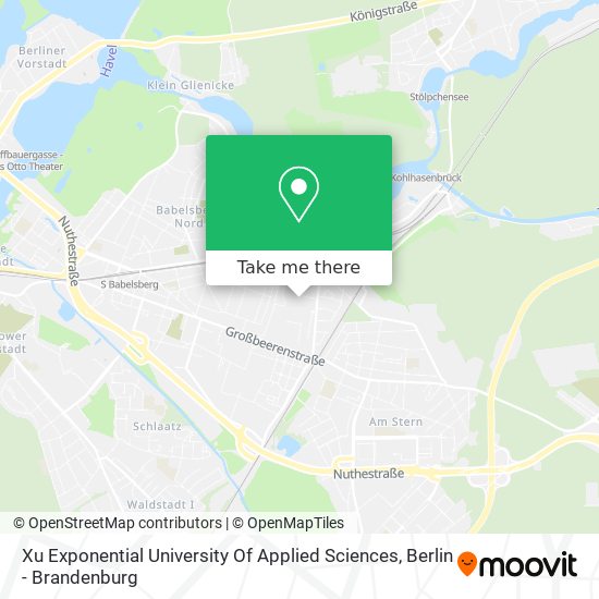 Xu Exponential University Of Applied Sciences map
