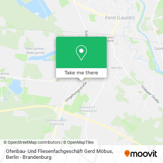 Ofenbau- Und Fliesenfachgeschäft Gerd Möbus map