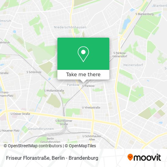 Карта Friseur Florastraße