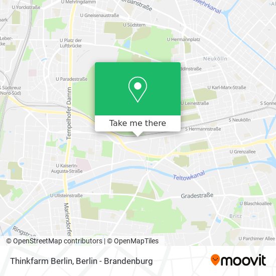 Thinkfarm Berlin map
