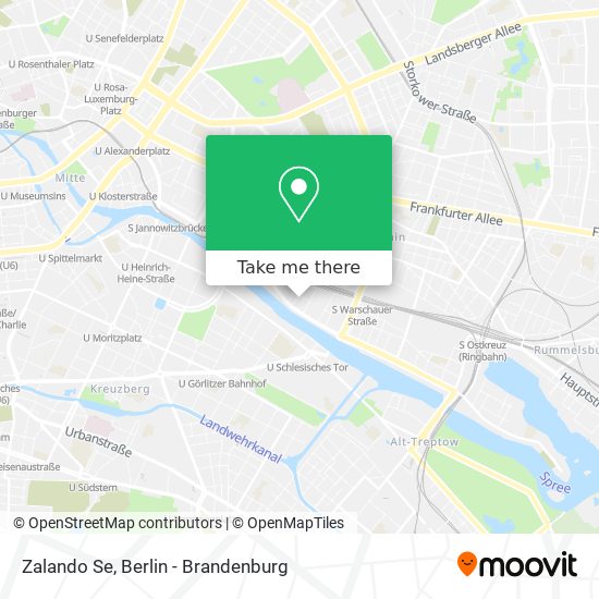 Zalando Se map