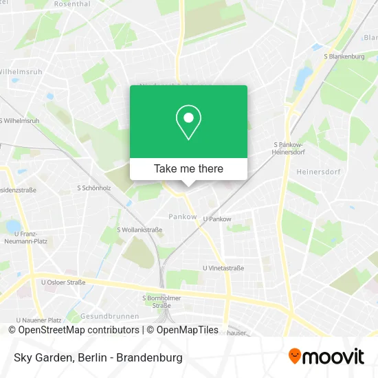 Sky Garden map