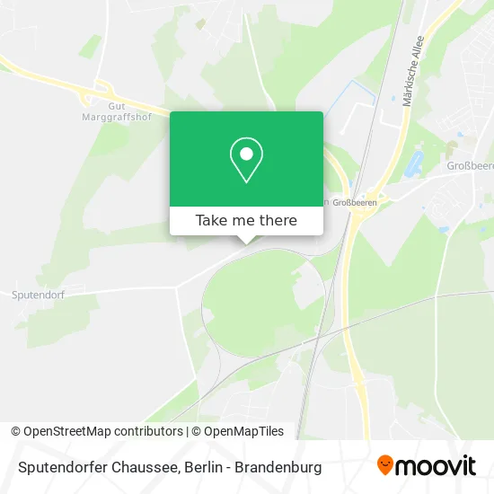 Sputendorfer Chaussee map