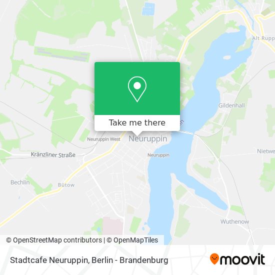 Stadtcafe Neuruppin map