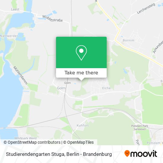 Studierendengarten Stuga map