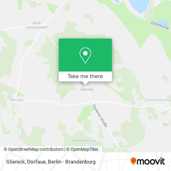 Карта Glienick, Dorfaue