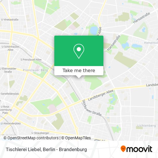 Tischlerei Liebel map